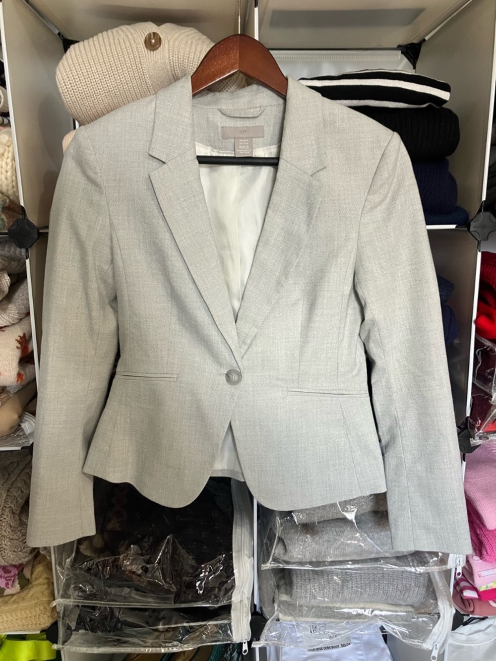 H&M Light Grey Blazer